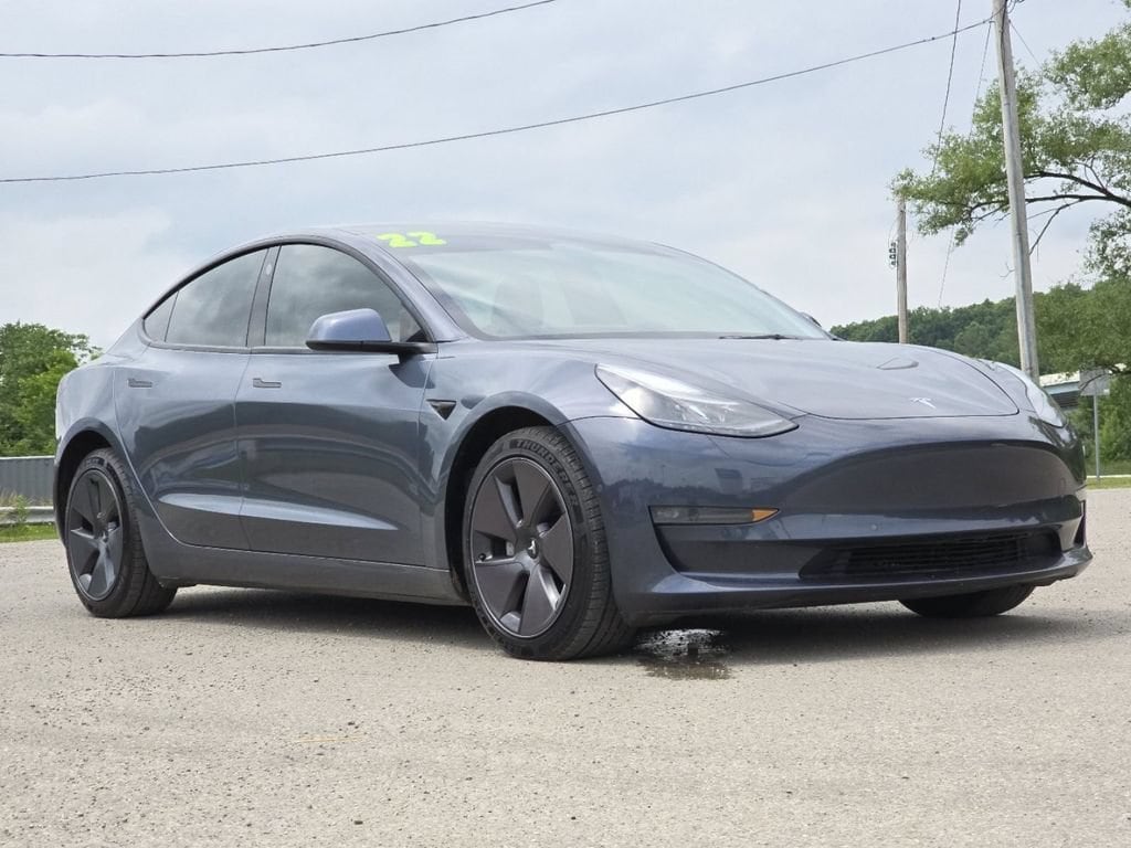 Used 2022 Tesla Model 3 Long Range with VIN 5YJ3E1EB7NF351818 for sale in Athens, OH