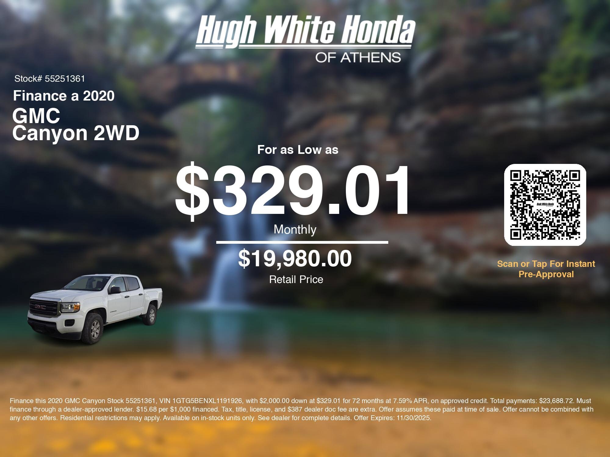 2020 Gmc Canyon Base photo 3