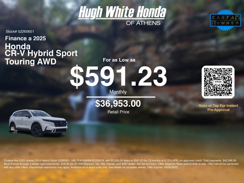 Used 2025 Honda CR-V Hybrid Sport Touring SUV
