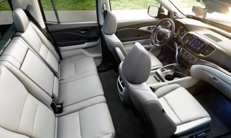 2022 Honda Ridgeline interior seating side view