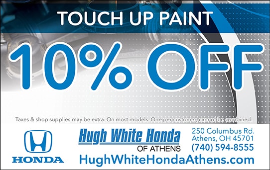 Touch Up Paint 10% Off