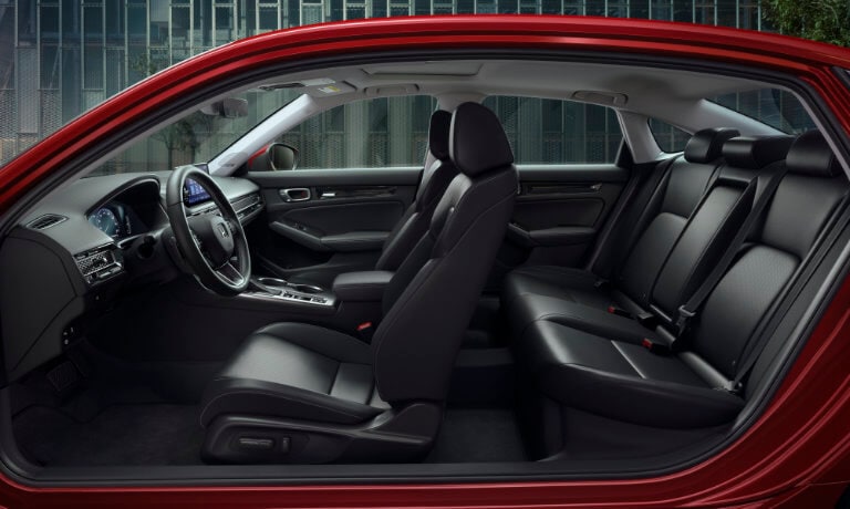 2022 Honda Civic interior seating side view