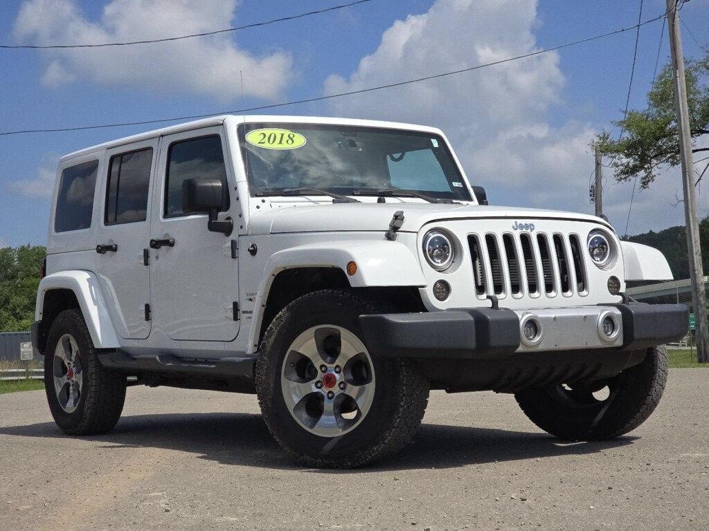Used 2018 Jeep Wrangler JK Unlimited Sahara 4x4 SUV