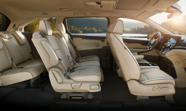 2023 Honda Odyssey interior seating side view