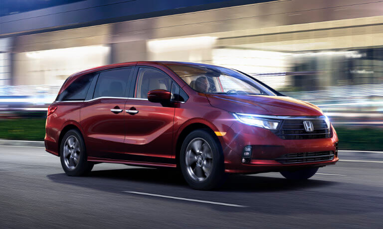 2022 Honda Odyssey exterior driving at night