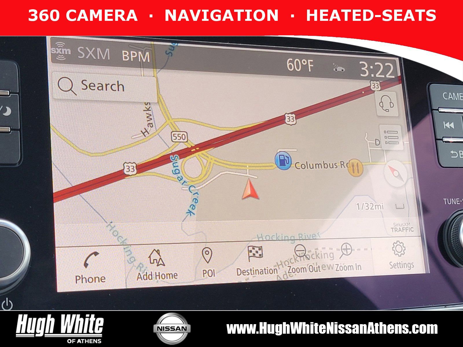 Used 2024 Nissan LEAF SV PLUS with VIN 1N4CZ1CVXRC552851 for sale in Athens, OH