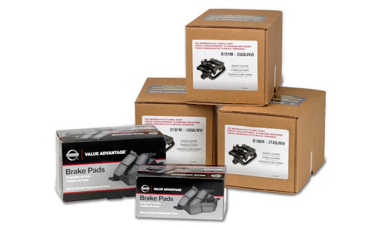 Nissan brake pads and calipers