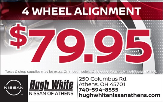 $79.95 4 Wheel Alignment