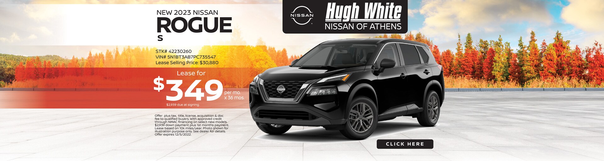 2023 Nissan Rogue Lease Offer | Hugh White Nissan Athens