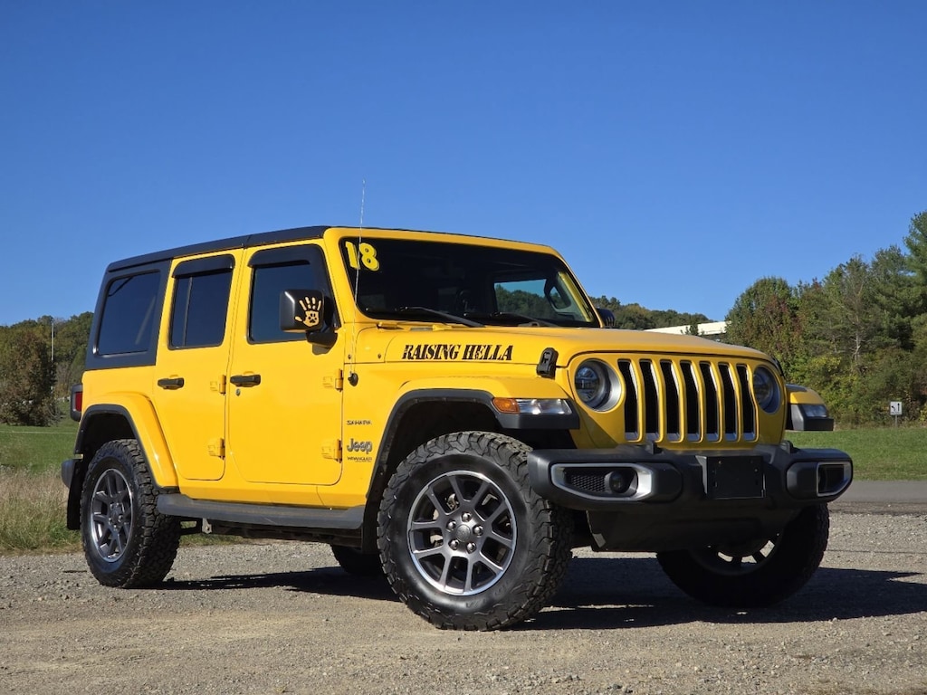Used 2018 Jeep Wrangler Unlimited Sahara 4x4 SUV