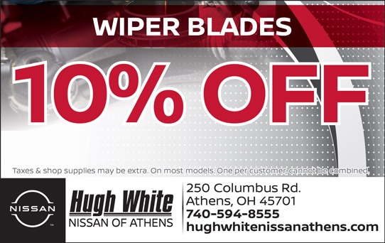 10% Off Wiper Blades