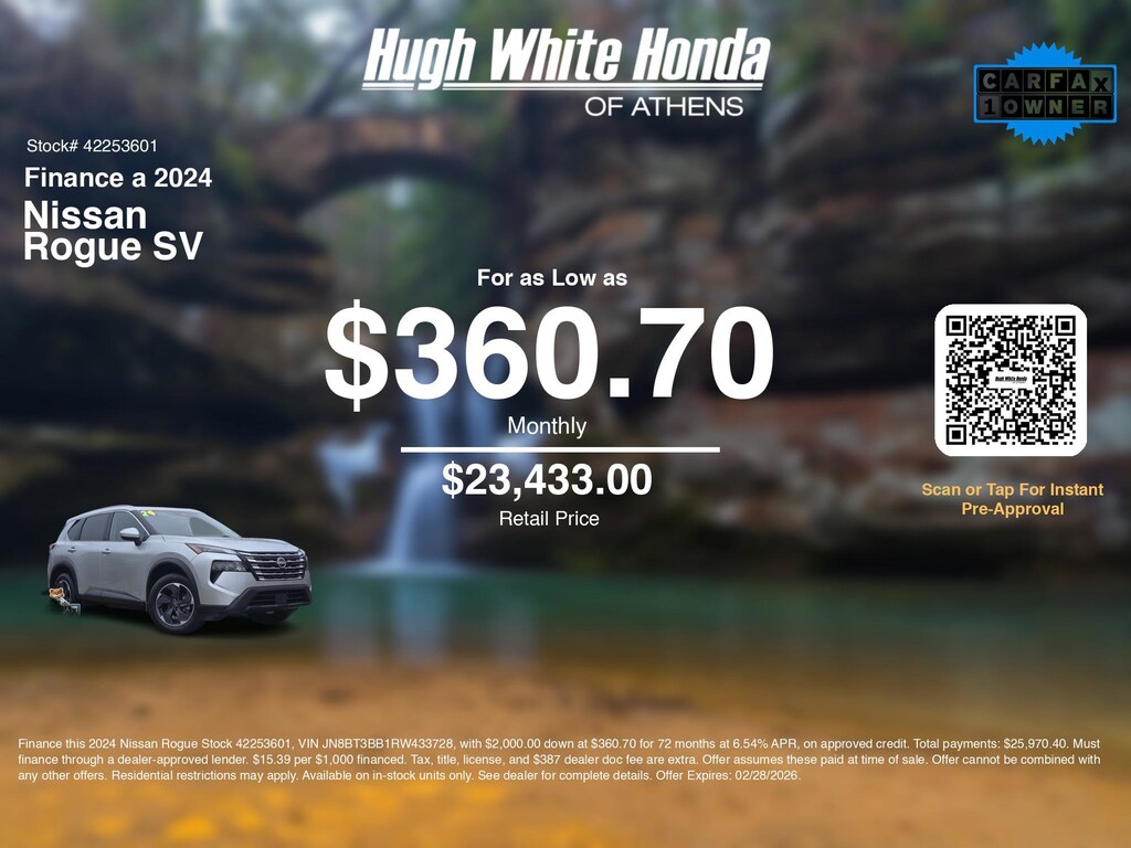 Used 2024 Nissan Rogue SV SUV