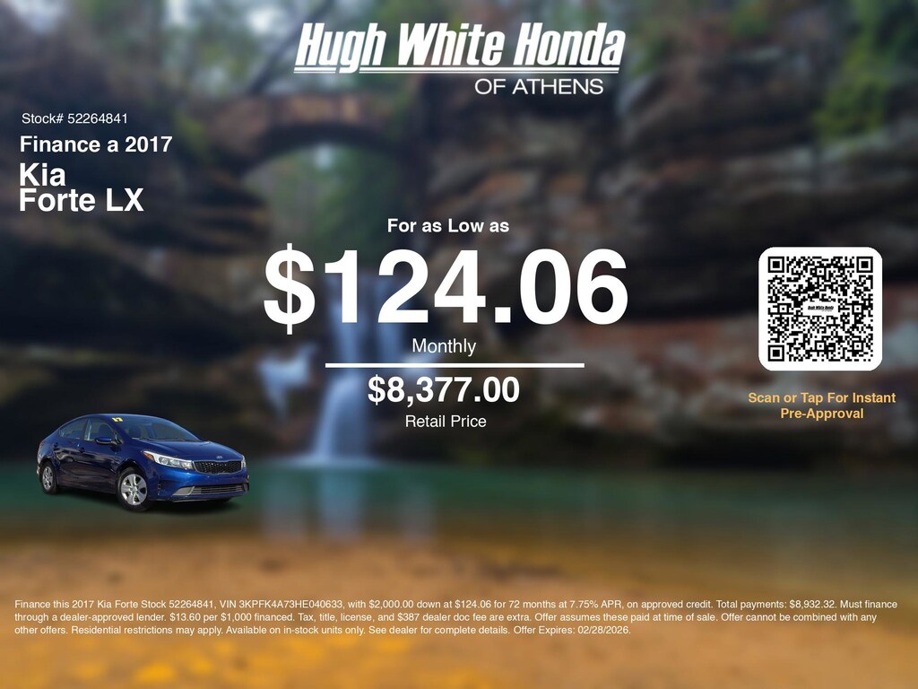 Used 2017 Kia Forte LX Sedan