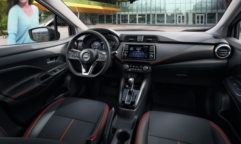 2022 Nissan Versa interior dashboard and infotainment system