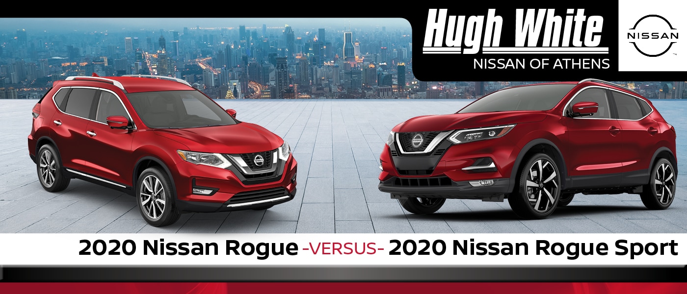 2020 Nissan Rogue vs. Rogue Sport