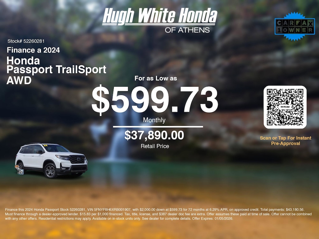 Certified 2024 Honda Passport TrailSport SUV