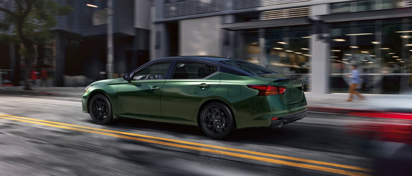 2026 Nissan Altima driving on city street