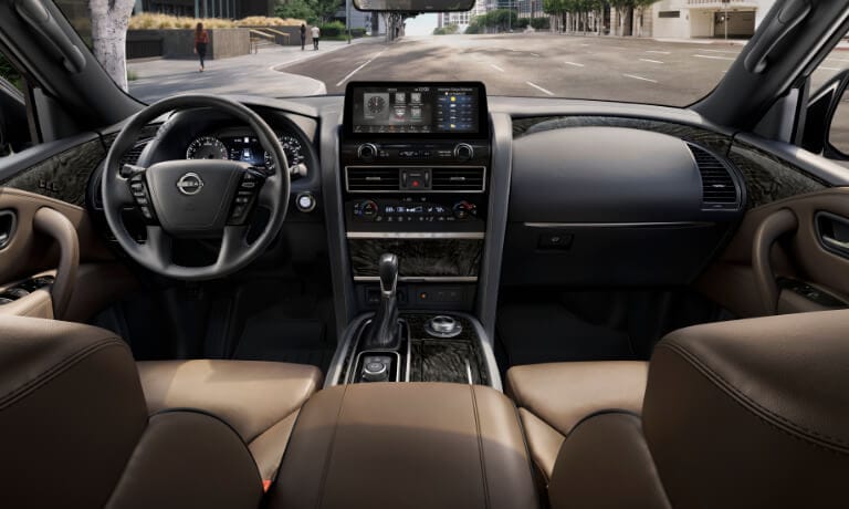 2024 Nissan Armada dashboard and infotainment system