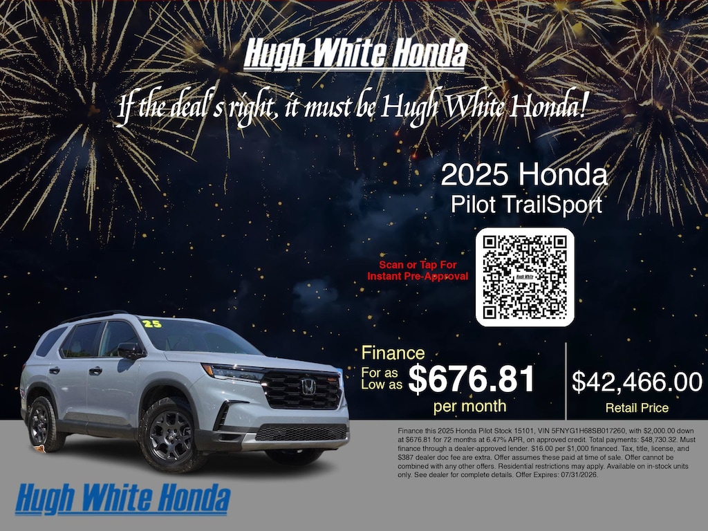 Used 2025 Honda Pilot TrailSport SUV