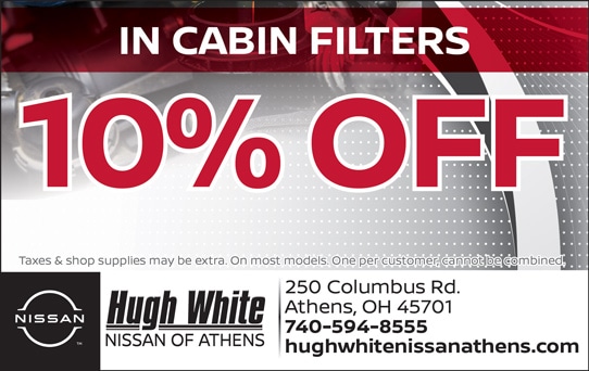 10% off In Cabin Filters