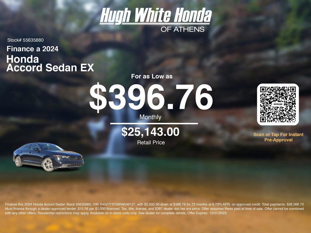 Used 2024 Honda Accord EX Sedan