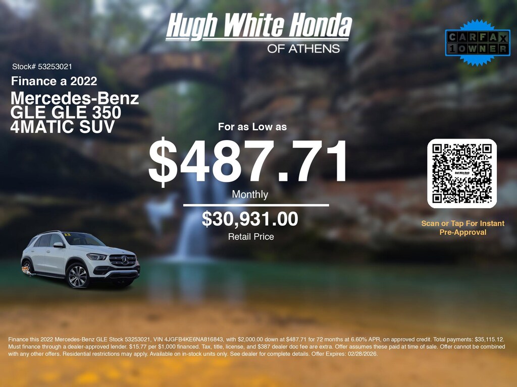 Used 2022 Mercedes-Benz GLE 350 4MATIC SUV