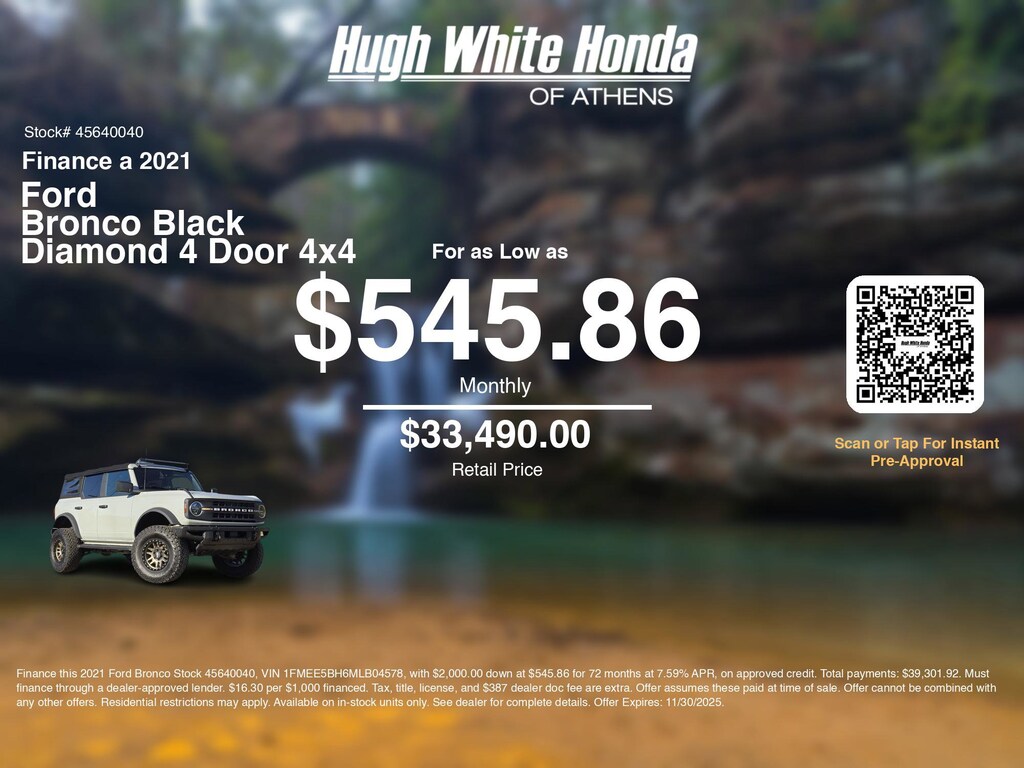 Used 2021 Ford Bronco SUV