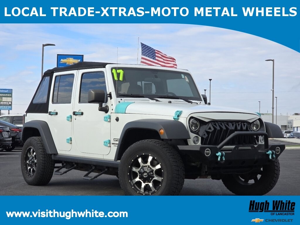 Used 2017 Jeep Wrangler JK Unlimited Sport 4x4 SUV
