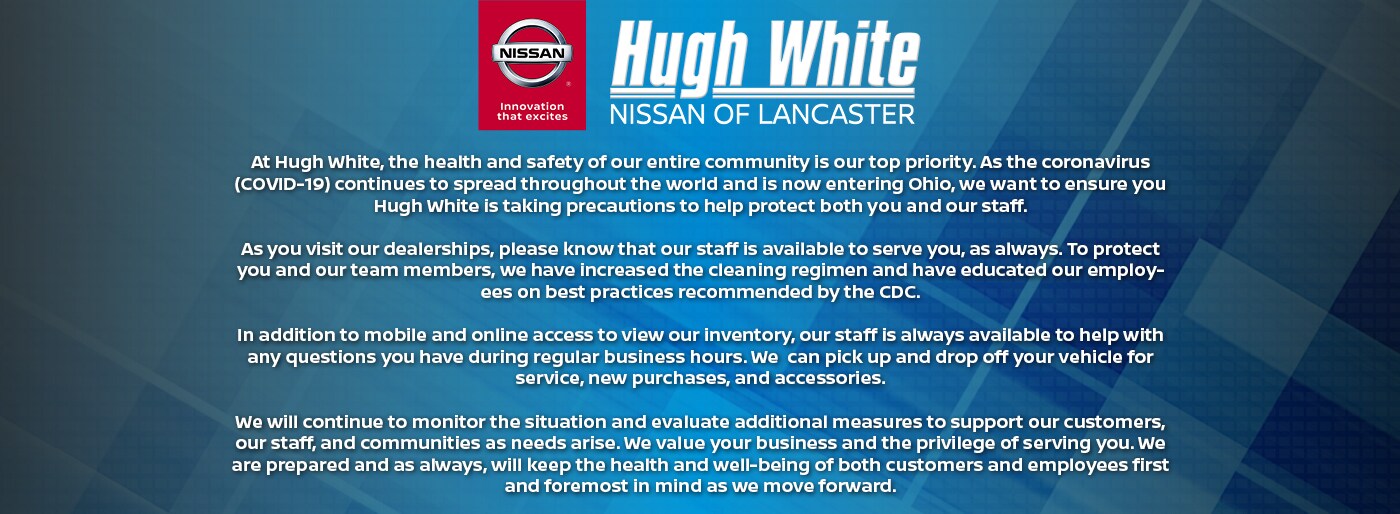 Hugh White Nissan Nissan Dealership in Lancaster, OH