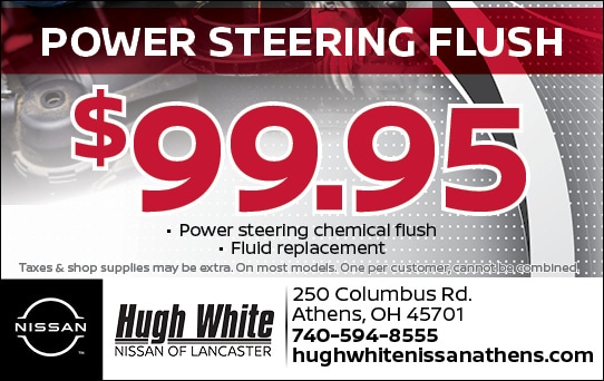 Nissan $99.95 Power Steering Flush Coupons