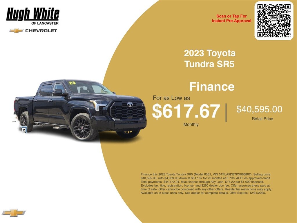 Used 2023 Toyota Tundra SR5 3.5L V6 Truck CrewMax