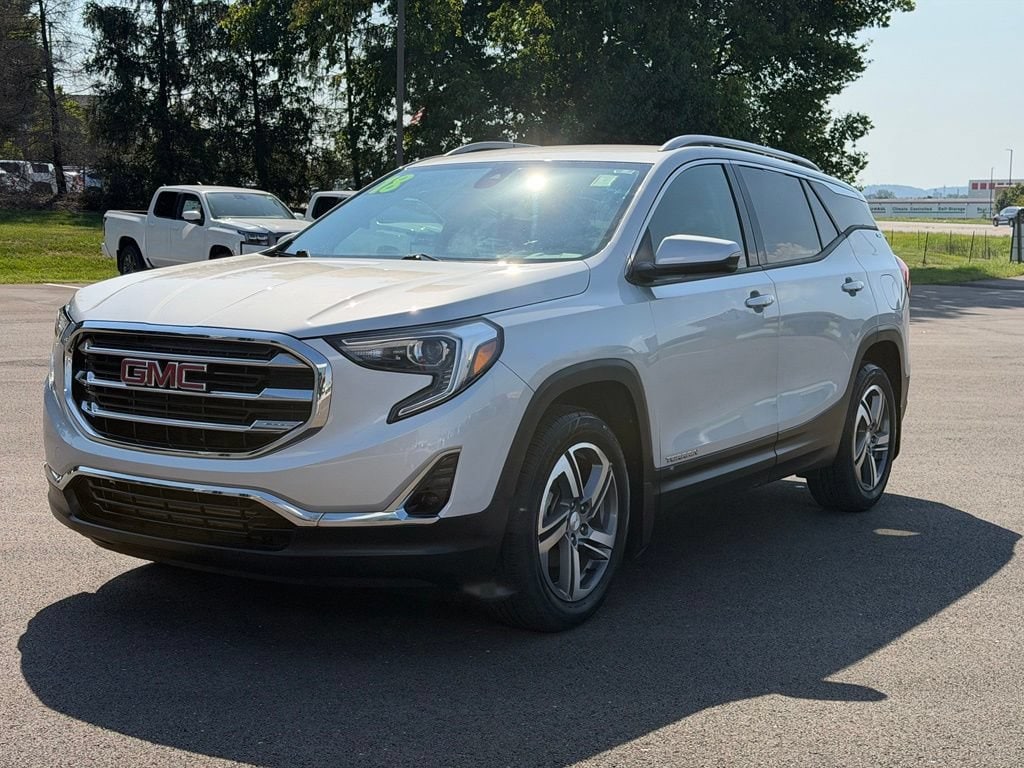 Used 2018 GMC Terrain SLT with VIN 3GKALPEVXJL372866 for sale in Lancaster, OH
