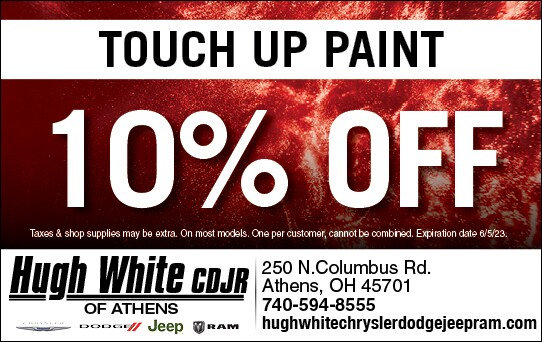 10% Off Touch Up Paint