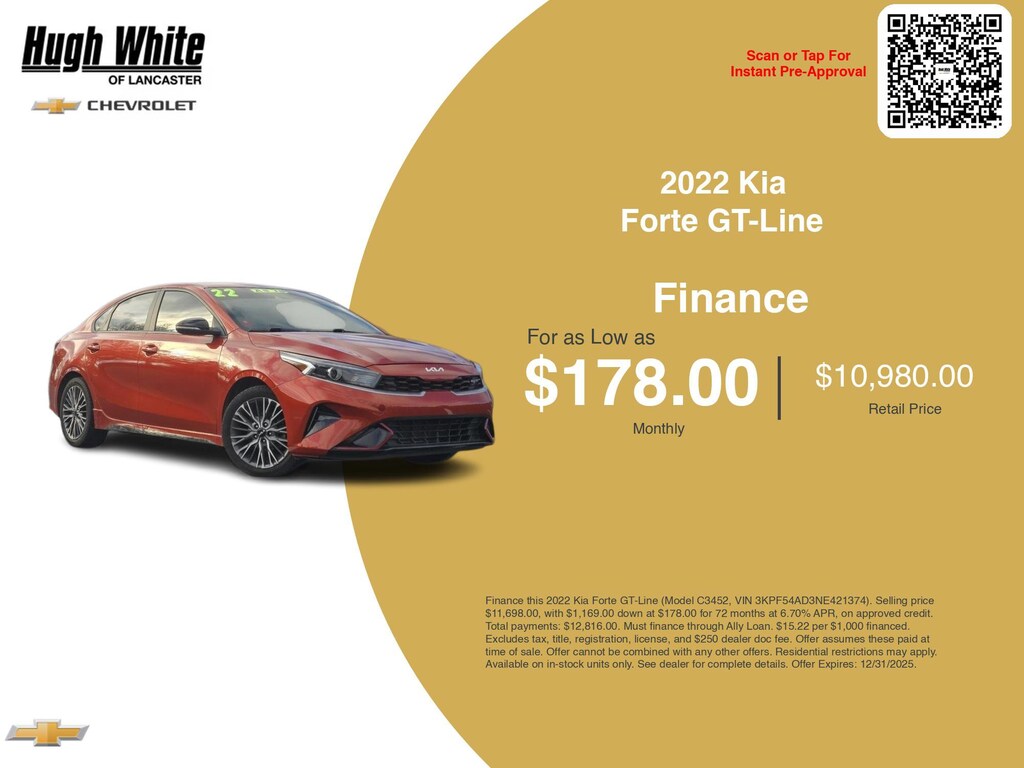 Used 2022 Kia Forte GT-Line Sedan
