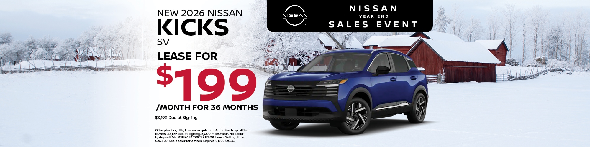 2026 Nissan Kicks Buy Offer | Hugh White Nissan of Lancaster