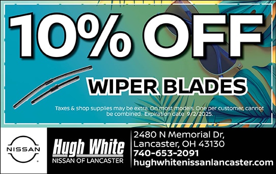10% Off Wiper Blades