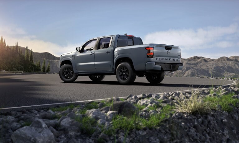 2026 Nissan Frontier parked in hills facing away