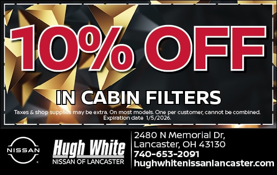 10% Off In Cabin Filters