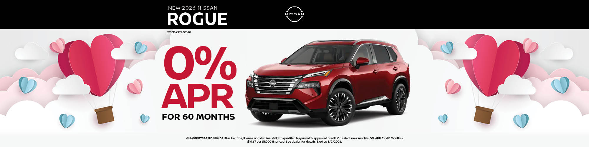 2026 Nissan Rogue Lease Offer | Hugh White Nissan of Lancaster