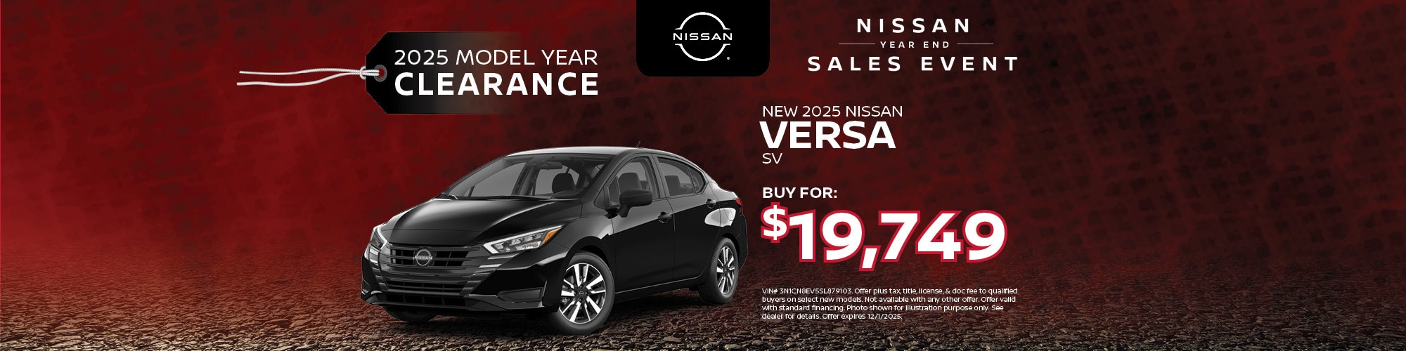 2025 Nissan Versa Buy Offer | Hugh White Nissan of Lancaster