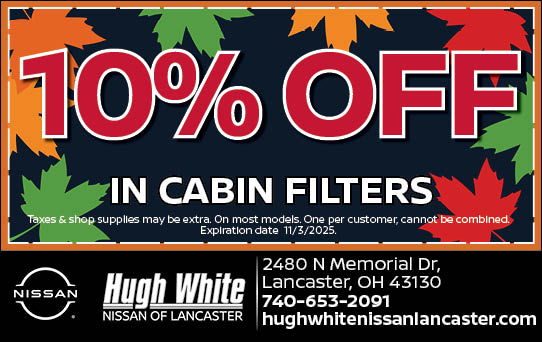 10% Off In Cabin Filters
