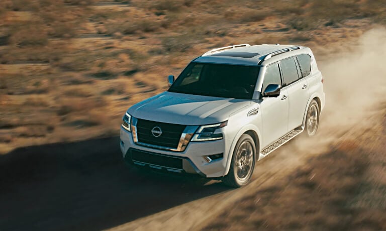 2024 Nissan Armada offroading in the desert
