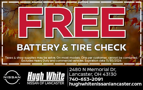 Free Battery & Tire Check