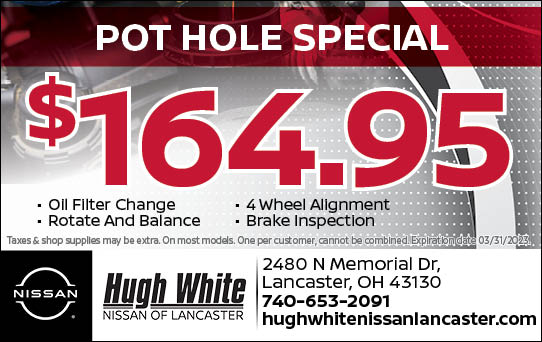 Nissan $149.95 Pot Hole Special Coupons