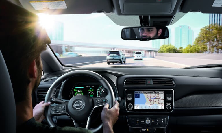 2024 Nissan LEAF driver's view front