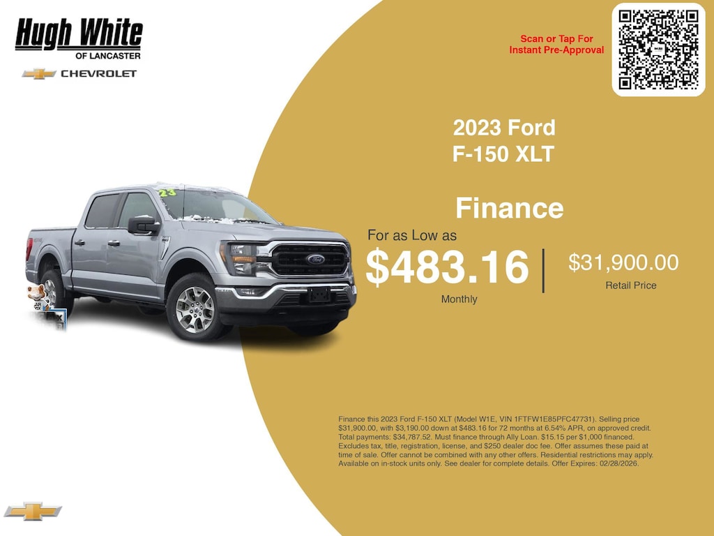Used 2023 Ford F-150 Truck SuperCrew Cab
