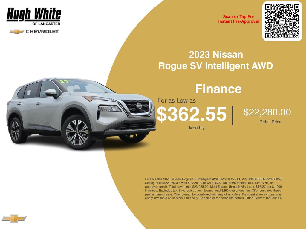 Certified 2023 Nissan Rogue SV SUV