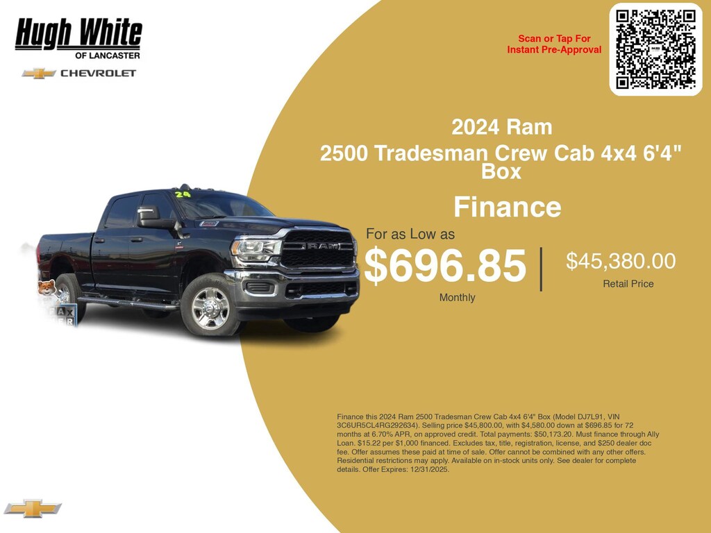 Used 2024 Ram 2500 Tradesman Truck Crew Cab