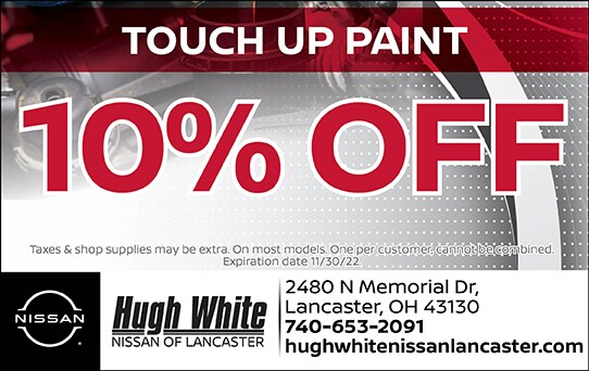 Nissan 10% Off Touch up Paint Coupons