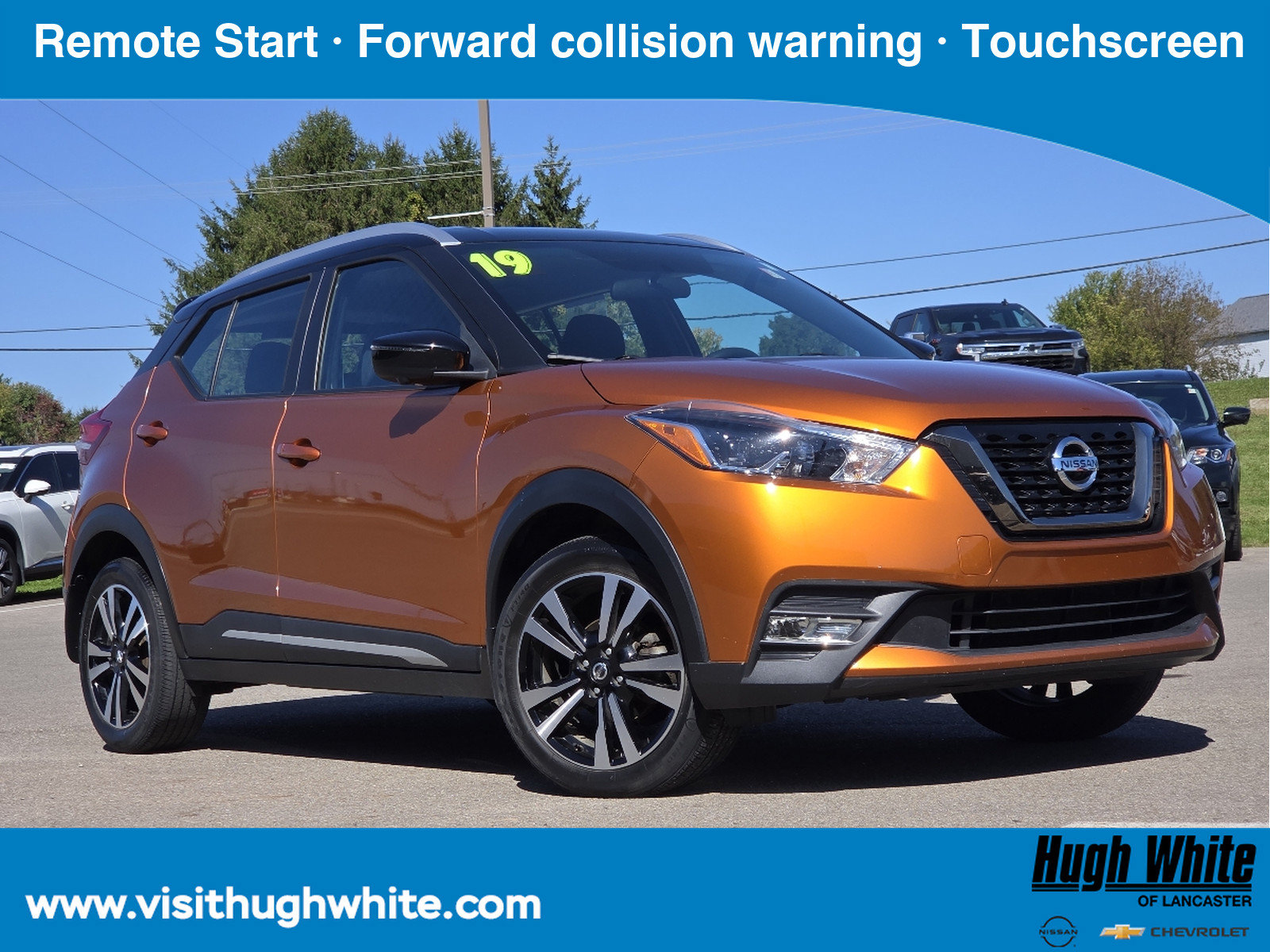 Used 2019 Nissan Kicks SR with VIN 3N1CP5CU4KL566983 for sale in Lancaster, OH